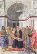 Piero della Francesca Brera madonna oil painting